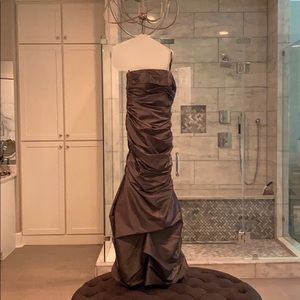 Elegant Taffeta Evening Gown